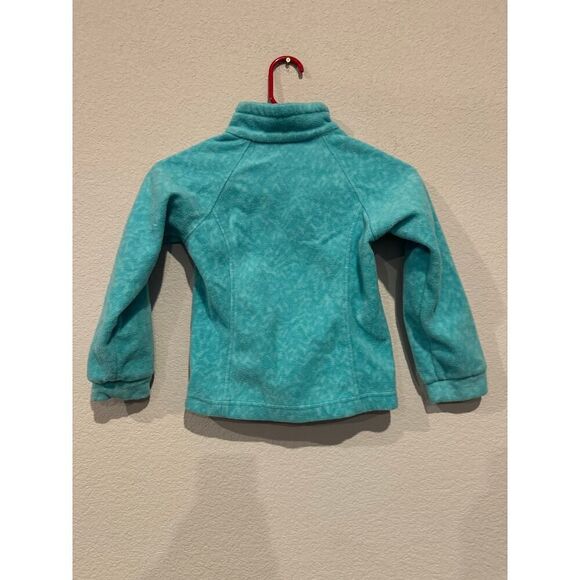 Columbia Kid's Size XS(6/7) Benton Springs Fleece Jacket Blue - Picture 2 of 5